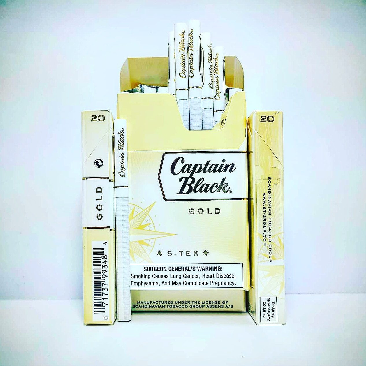 کاپیتان بلک نانوگلد اسموک