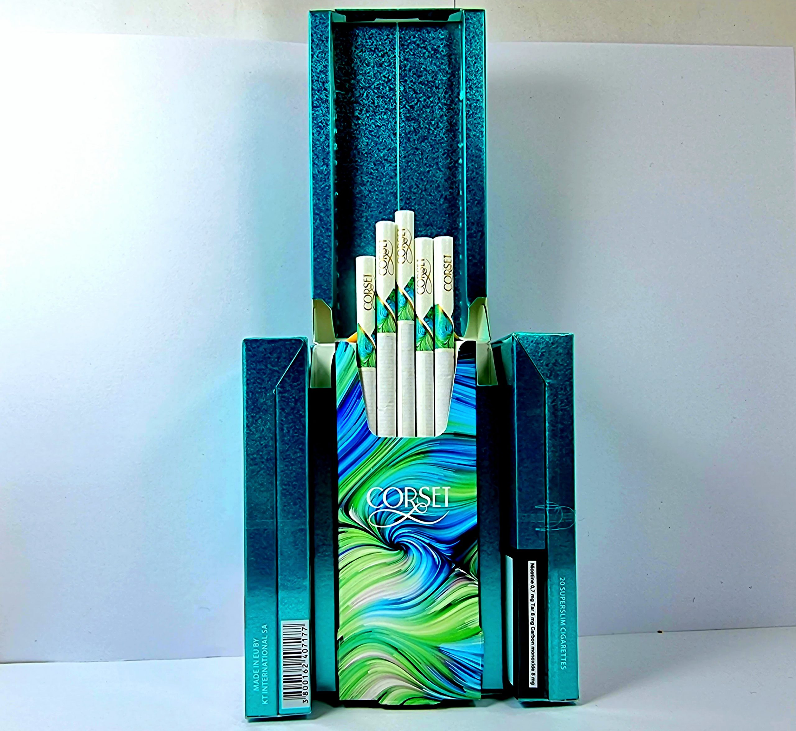 کرست کتابی سبز