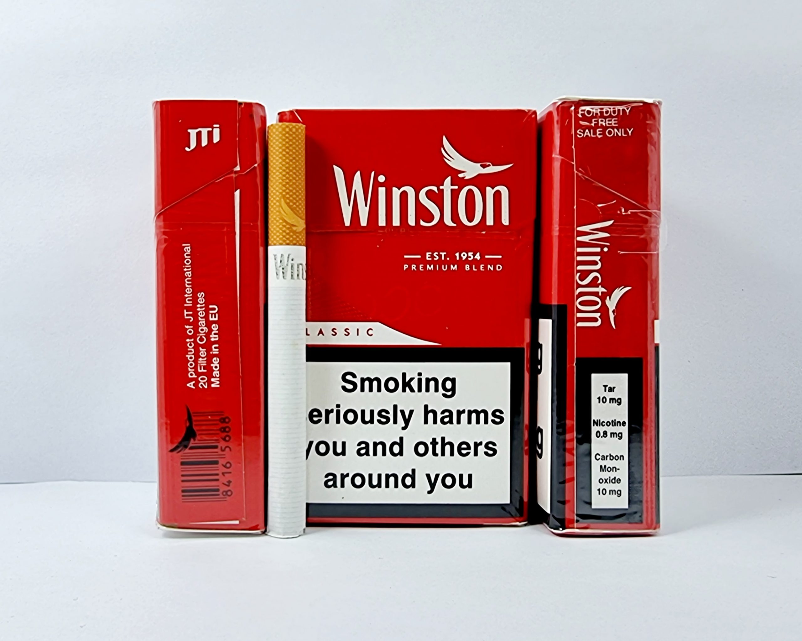 وینستون قرمز طرح اروپایی