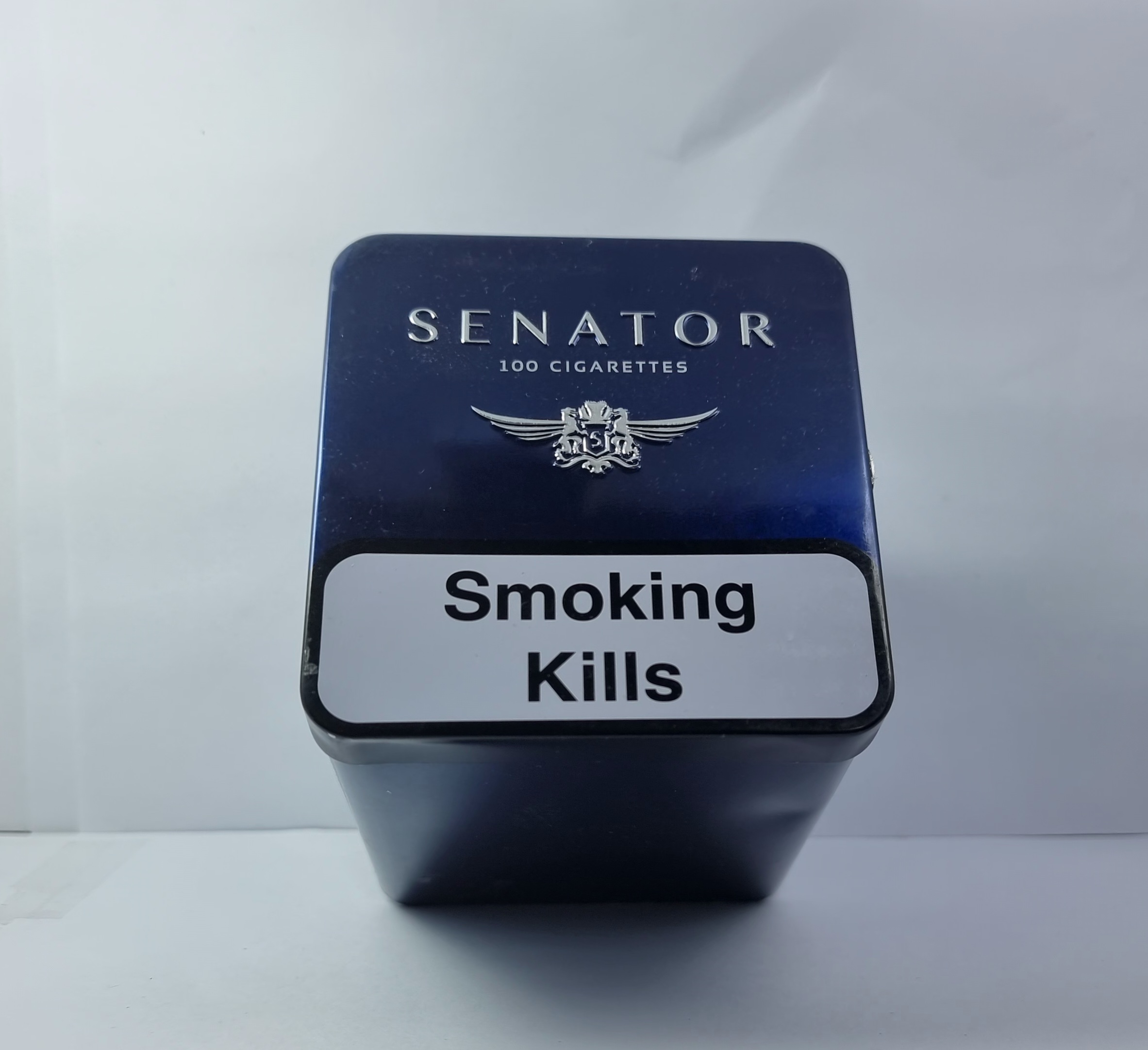 قوطی خالی سناتور فلزی شرابی (سرمه ای)