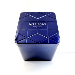 قوطی خالی میلانو فلزی آبی